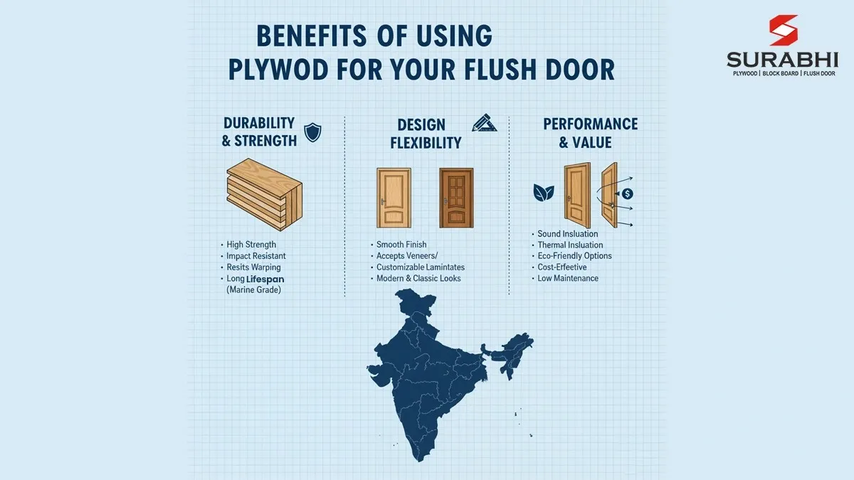 Benefits of Using Plywood for Your Flush Door | Surabhi Udhyog Gorakhpur