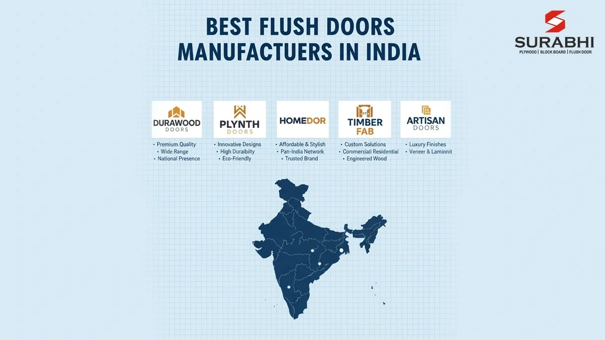 Best Flush Doors Manufacturers in India | Surabhi Udhyog Gorakhpur