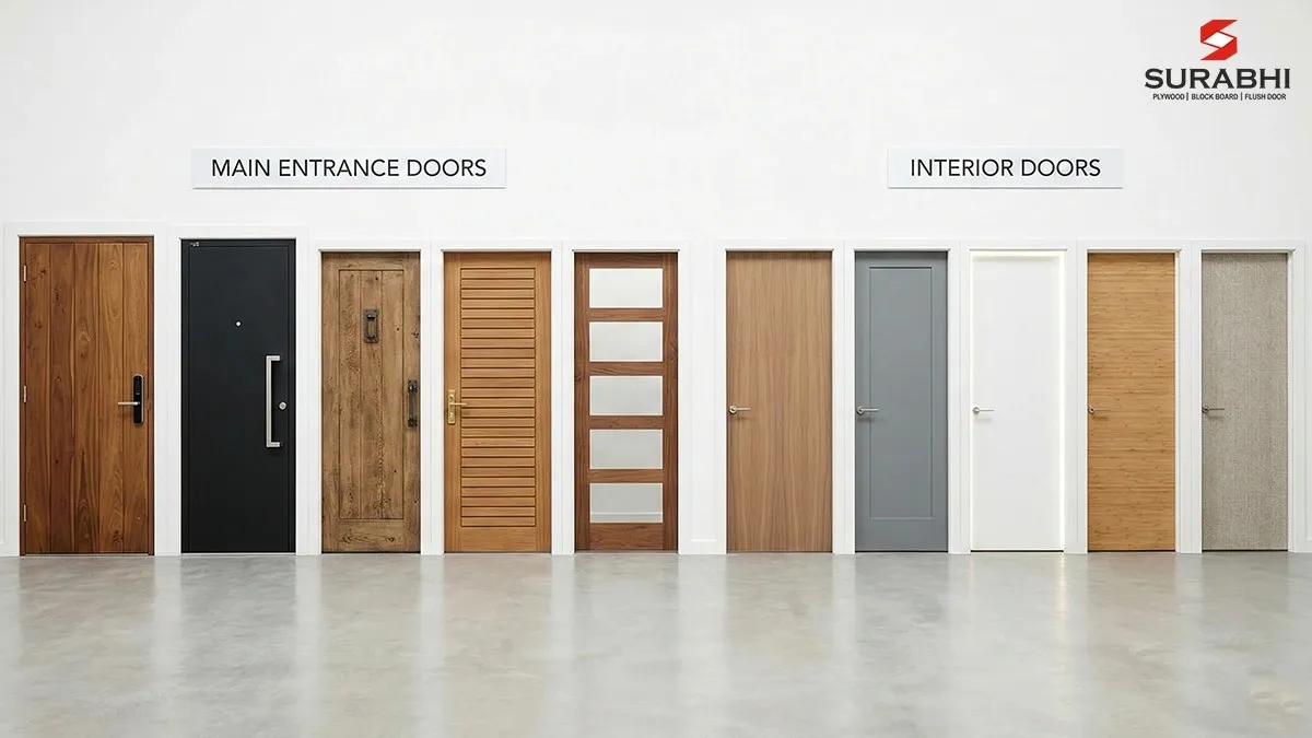 Flush Doors for Main Entrance vs Interior Use – Key Differences
